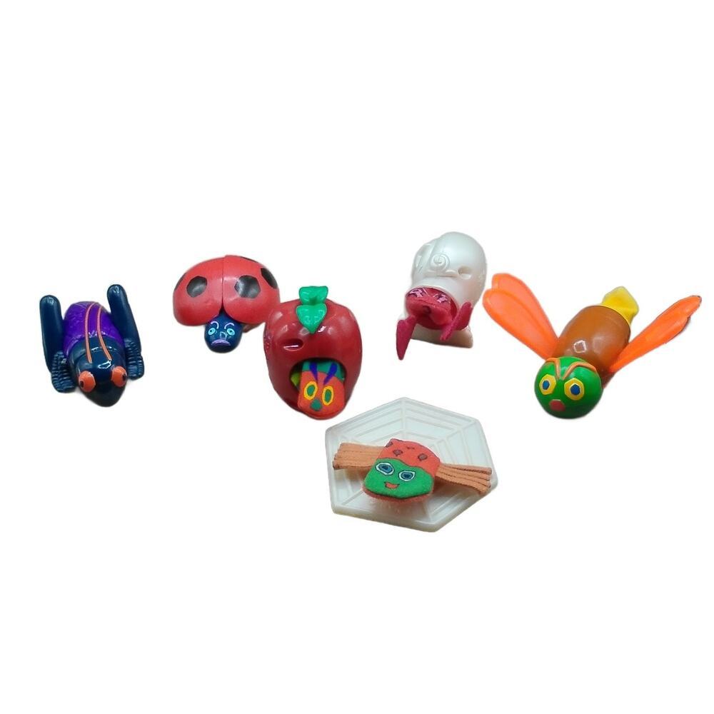 McDonald's 1996 Eric Carle Finger Puppets Complete Set or 6 Vintage Toys